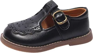 Mary Jane School Shoes for Girls Toddler Dress Shoes for Party Wedding Little Girls School Oxford Flats Shoes for Girls