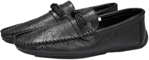Men's Loafers Penny Loafers Solid Colors Simple Vegan Leather Flat Heel Flexible Slip Resistant Walking Casual Slip-on