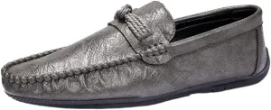 Men's Loafers Penny Loafers Solid Colors Simple Vegan Leather Flat Heel Flexible Slip Resistant Walking Casual Slip-on