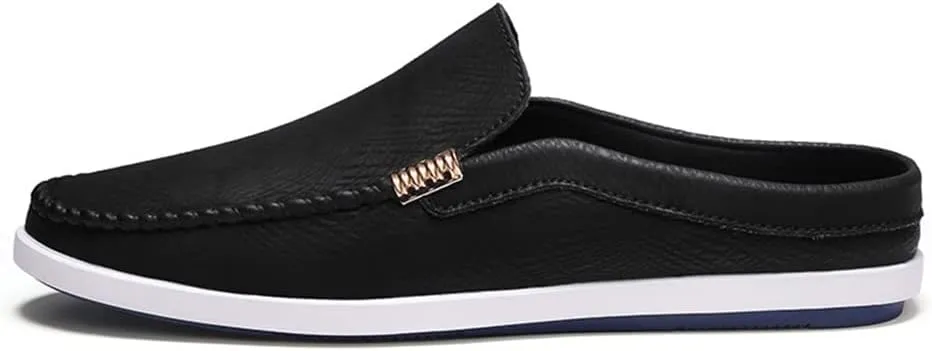 Men's Loafers Venetian Loafers Solid Colors Lightweight Vegan Leather Slip Resistant Lightweight Flat Heel Fashion Slip-ons