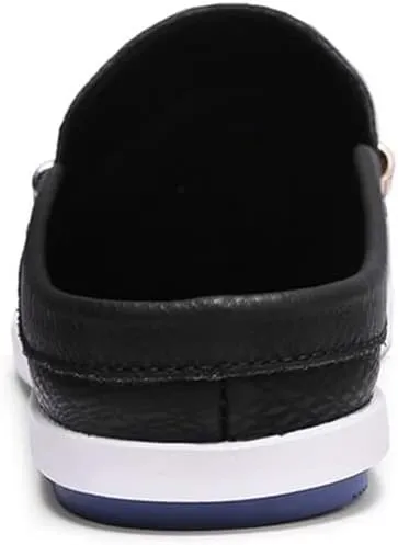 Men's Loafers Venetian Loafers Solid Colors Lightweight Vegan Leather Slip Resistant Lightweight Flat Heel Fashion Slip-ons