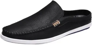 Men's Loafers Venetian Loafers Solid Colors Lightweight Vegan Leather Slip Resistant Lightweight Flat Heel Fashion Slip-ons