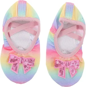 Mikikit Dance Shoes Ballet Shoes for Dress Shoes Ballet Slippers Tap Shoes Footwear Dance Shoes Shoes Fabric