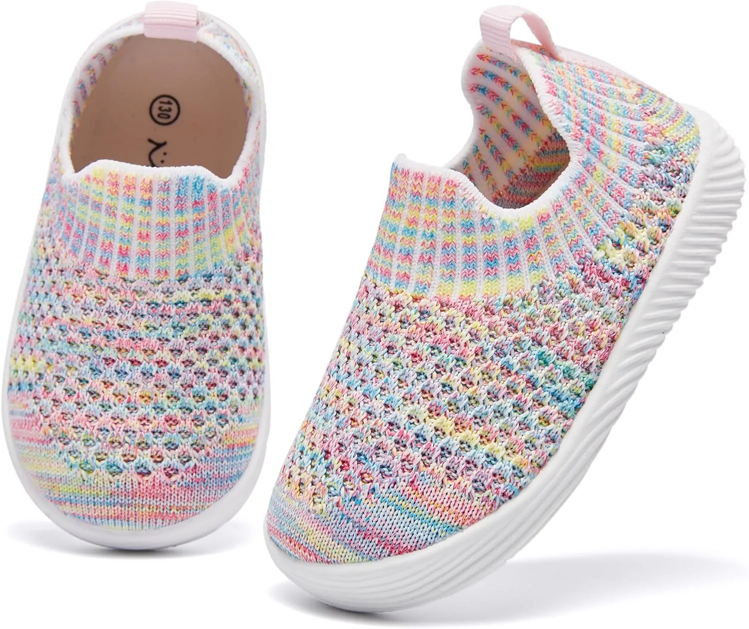 MORENDL Baby Shoes Toddler Walking Sock Shoes Non-Slip Breathable Boys & Girls Sneakers Infant Tennis Shoes