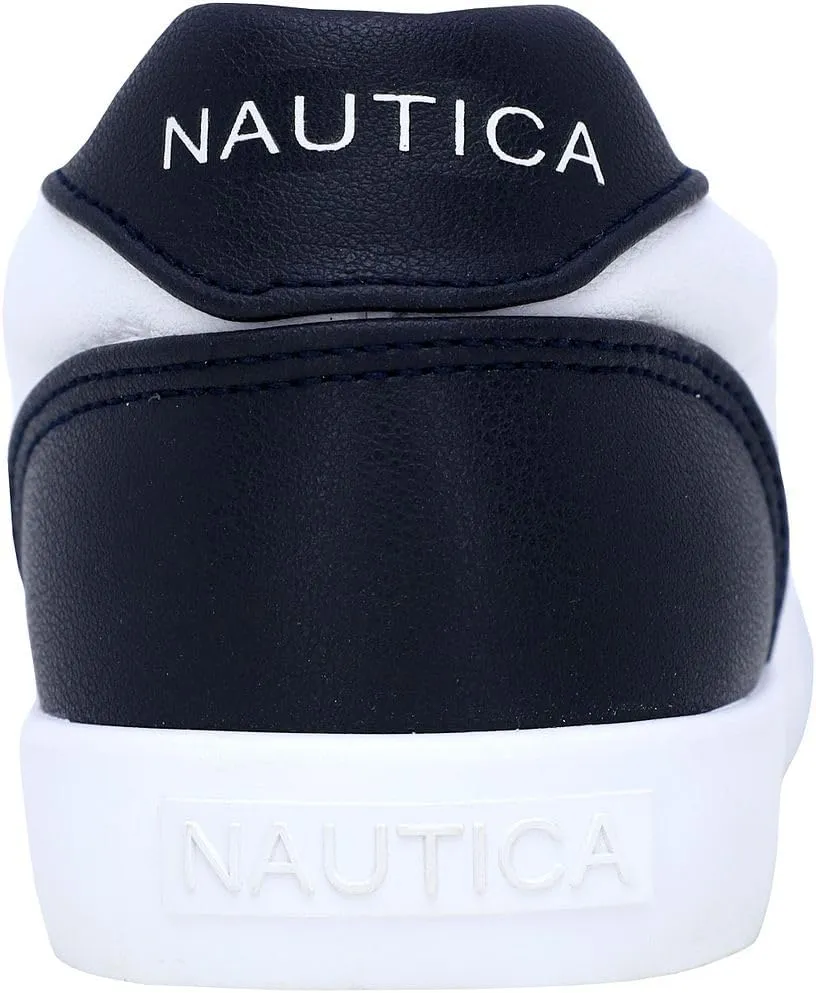Nautica Women's Slip-On Sneakers  Casual Low-Top Walking Shoes  Comfortable No-Lace Fashion Tennis Style