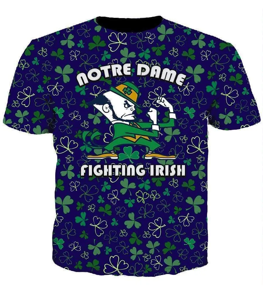 Notre Dame Fighting Irish Hoodies  - Pullover Blue Hoodie