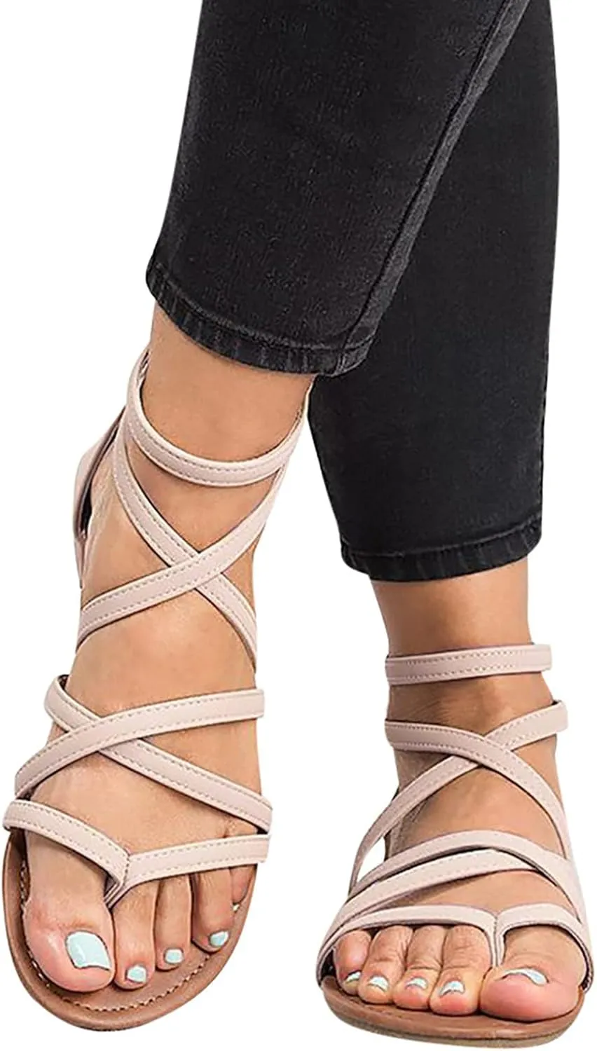 Pinch Fashion Sandals Flat Toe Shoes Ladies Sandals For Women Causal Women's sandals Sandals for Women Wedge Flip Flops