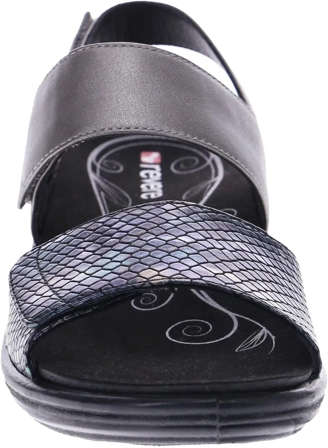 Revere Como Womens Sandals with Back Strap - Premium Leather, Adjustable Fit, Orthotic-Friendly, Shock-Absorbing - Stylish & Comfortable for Travel & Daily Wear
