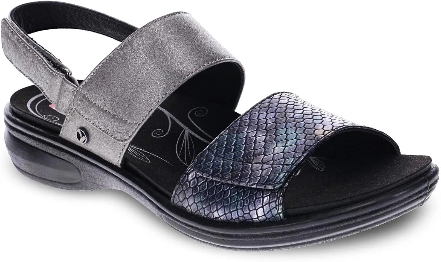 Revere Como Womens Sandals with Back Strap - Premium Leather, Adjustable Fit, Orthotic-Friendly, Shock-Absorbing - Stylish & Comfortable for Travel & Daily Wear