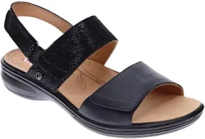 Revere Como Womens Sandals with Back Strap - Premium Leather, Adjustable Fit, Orthotic-Friendly, Shock-Absorbing - Stylish & Comfortable for Travel & Daily Wear