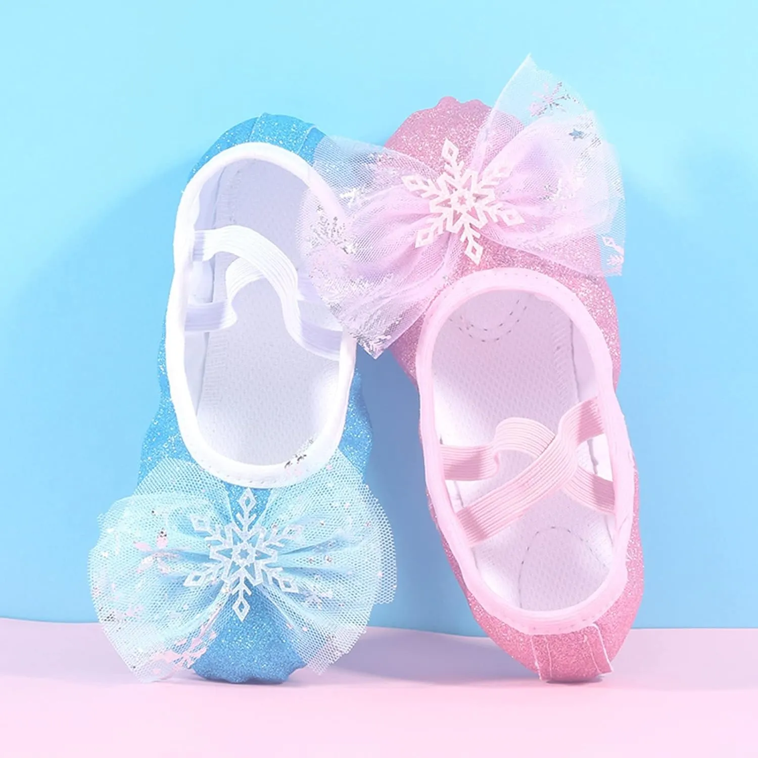 Shoes for Girls Children Shoes Dance Shoes Warm Dance Ballet Performance Indoor Shoes Yoga Toddler Tennis Show