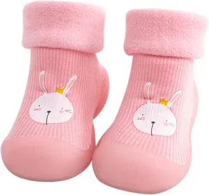 Shoes for Kids,Slipper Knit Solid Shoes Rubber Boys Toddler Warm Stocking Girls Socks Kids Sole Shoes Boys Shoes