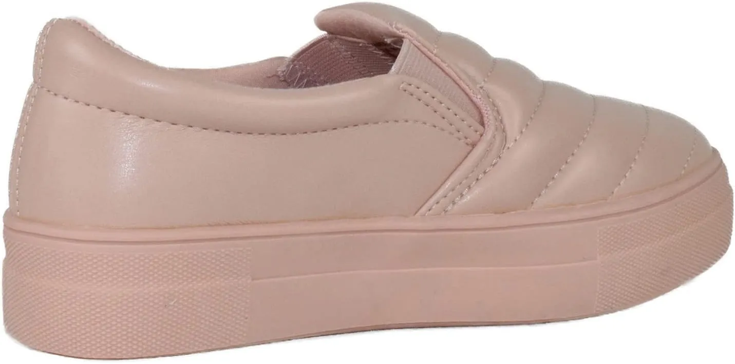 Soda Flat Women Shoes Slip On Loafers Casual Sneakers Memory Foam Insoles Hidden Platform/Flatform Round Toe Acorn-G