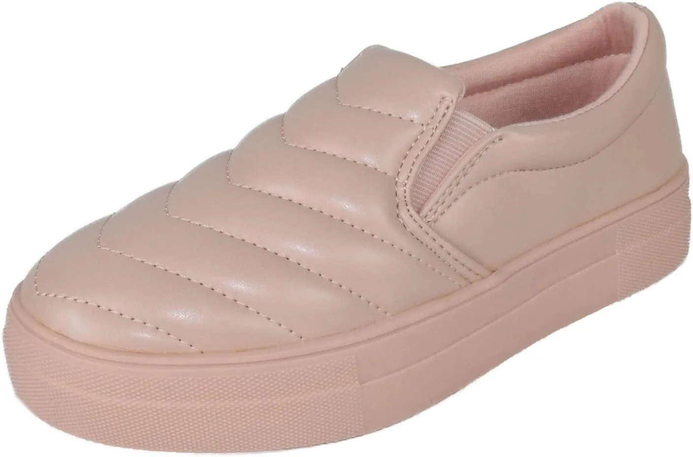 Soda Flat Women Shoes Slip On Loafers Casual Sneakers Memory Foam Insoles Hidden Platform/Flatform Round Toe Acorn-G