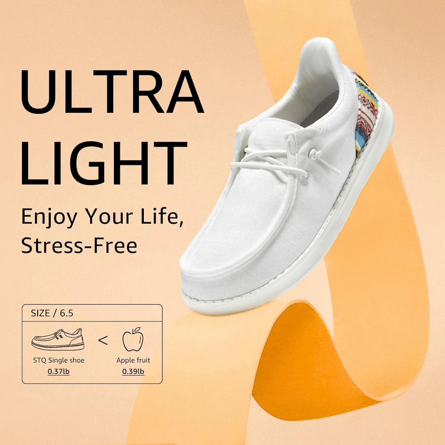 STQ Women Slip on Maternity ShoesOrthopedic Plantar Fasciitis Relief Ultralight Sneakers