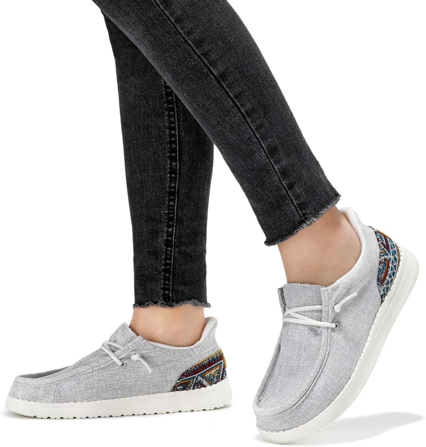 STQ Women Slip on Maternity ShoesOrthopedic Plantar Fasciitis Relief Ultralight Sneakers