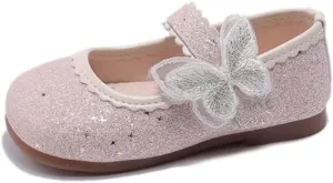 TangDao Toddler Girls Dress Shoes Little Kids Flower Girls Mary Jane Ballet Flats Princess Shoes for Wedding Party