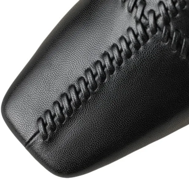 TinaCus Genuine Leather Women's Square Toe Handmade Stitch Comfortable Slip On Flat Shoes
