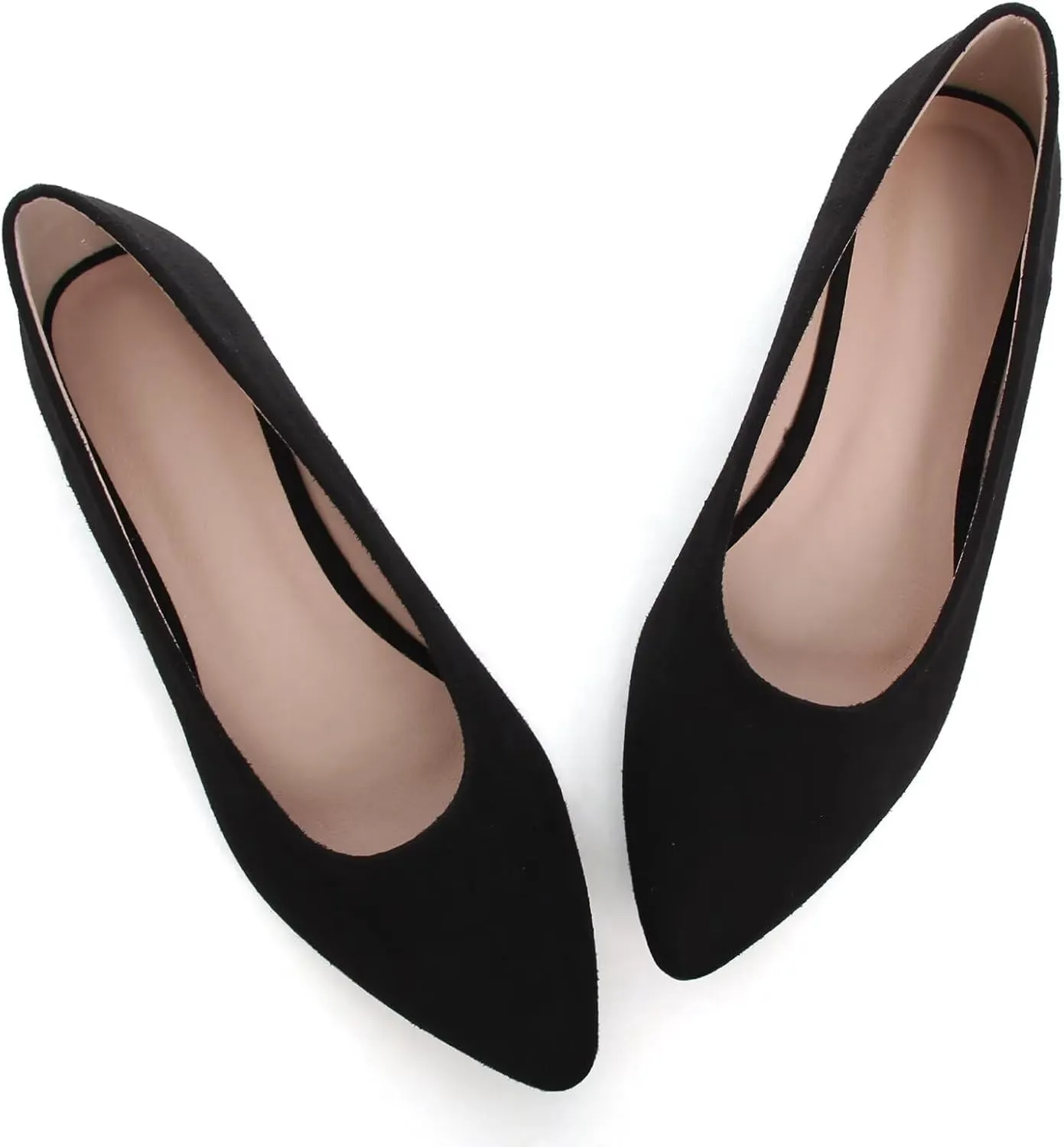 TN TANGNEST Womens Ballet Flats Pointed Toe Flat Shoes Cute Slip On Loafers Comfortable Dress Shoes
