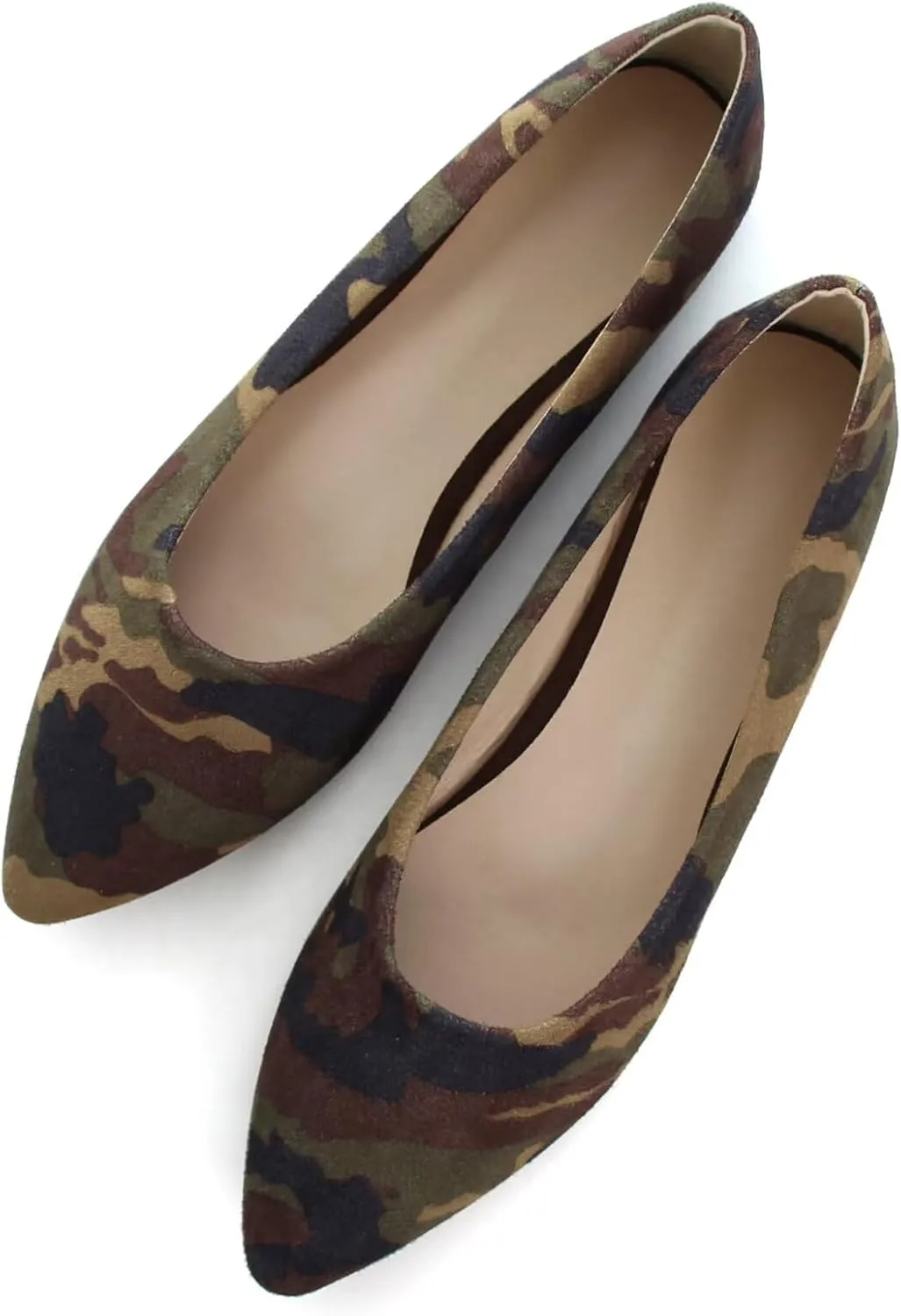 TN TANGNEST Womens Ballet Flats Pointed Toe Flat Shoes Cute Slip On Loafers Comfortable Dress Shoes