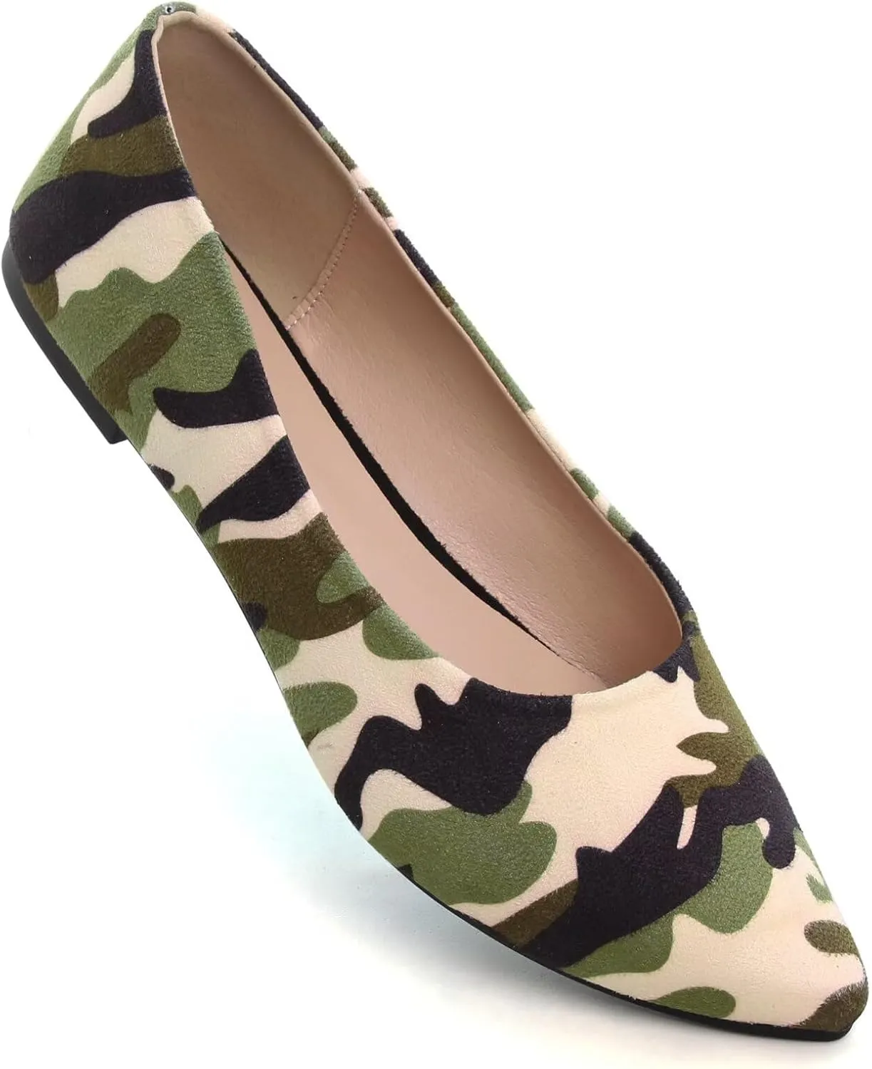 TN TANGNEST Womens Ballet Flats Pointed Toe Flat Shoes Cute Slip On Loafers Comfortable Dress Shoes