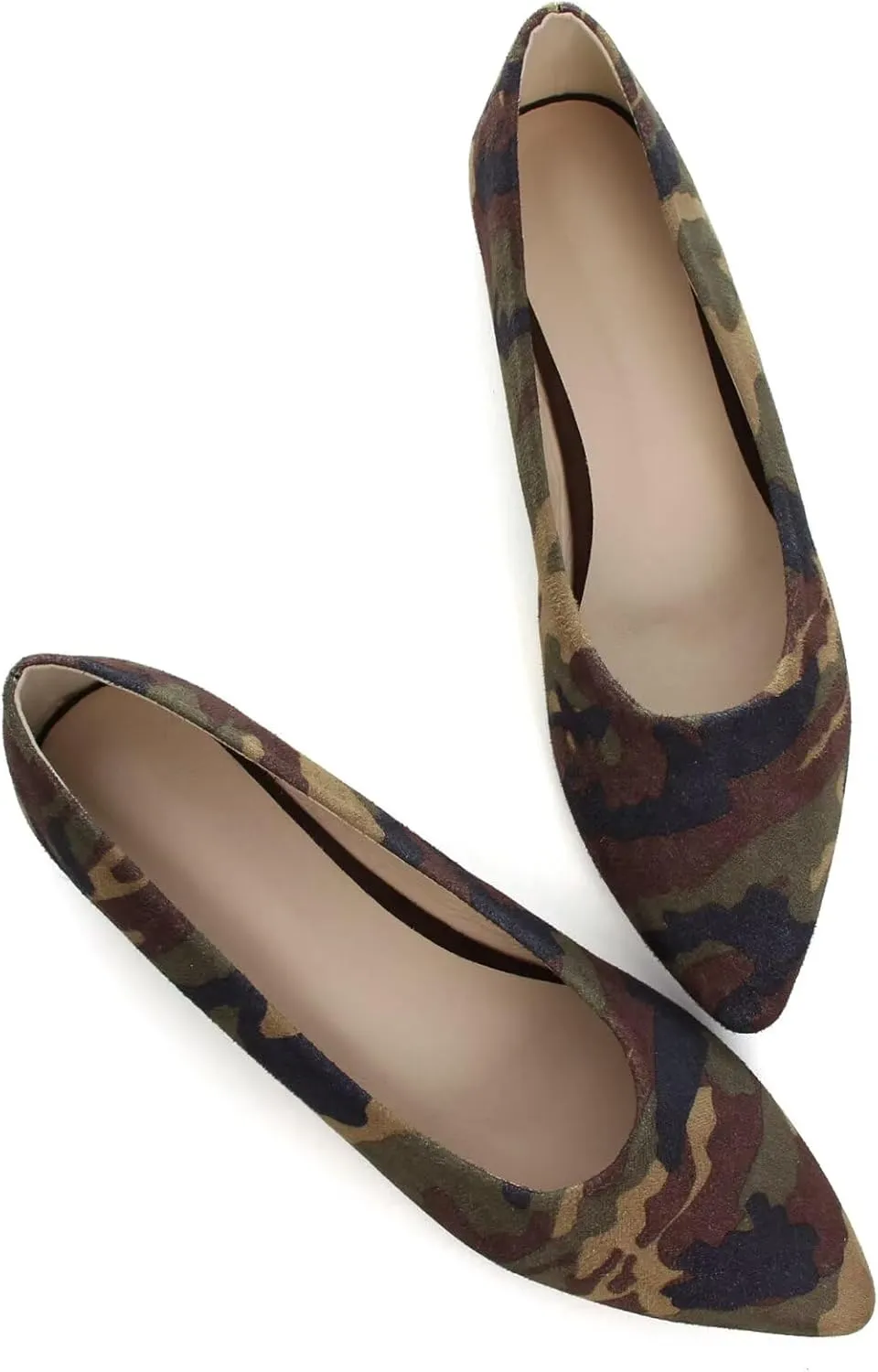 TN TANGNEST Womens Ballet Flats Pointed Toe Flat Shoes Cute Slip On Loafers Comfortable Dress Shoes