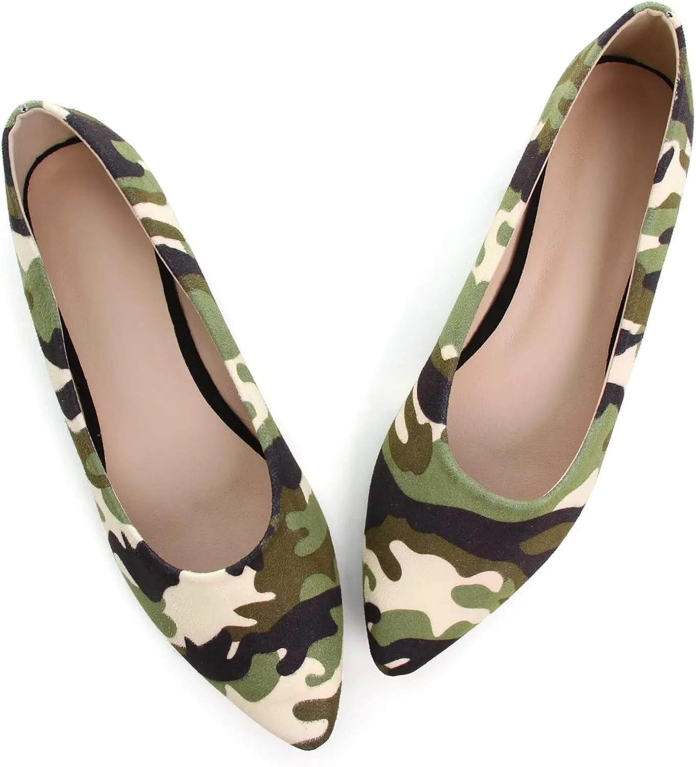 TN TANGNEST Womens Ballet Flats Pointed Toe Flat Shoes Cute Slip On Loafers Comfortable Dress Shoes