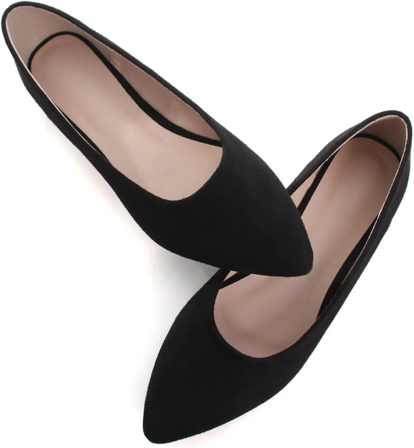 TN TANGNEST Womens Ballet Flats Pointed Toe Flat Shoes Cute Slip On Loafers Comfortable Dress Shoes