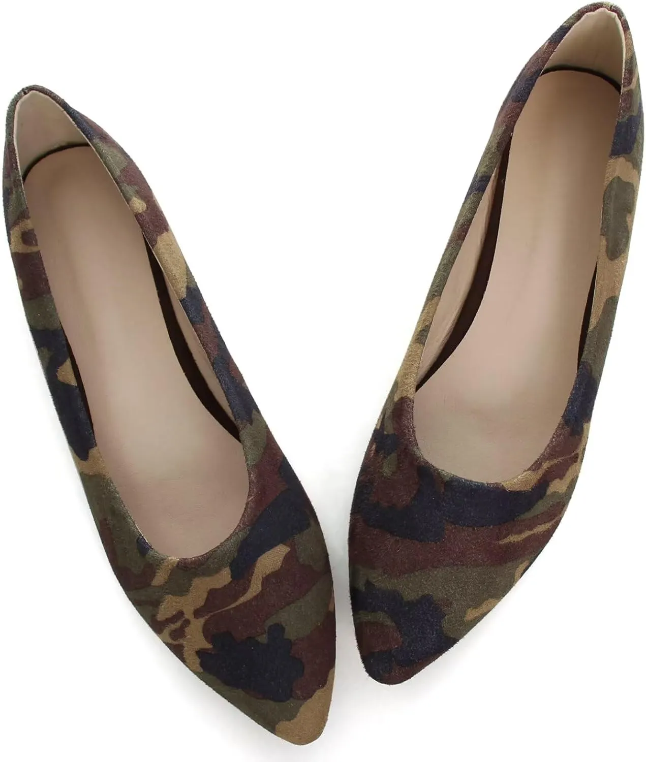 TN TANGNEST Womens Ballet Flats Pointed Toe Flat Shoes Cute Slip On Loafers Comfortable Dress Shoes