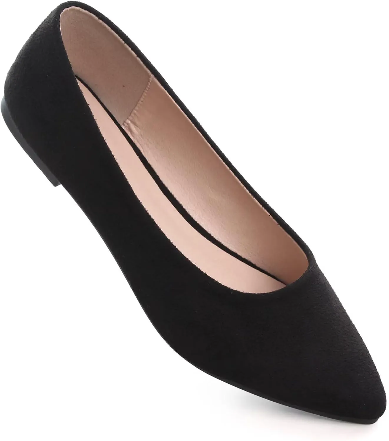 TN TANGNEST Womens Ballet Flats Pointed Toe Flat Shoes Cute Slip On Loafers Comfortable Dress Shoes