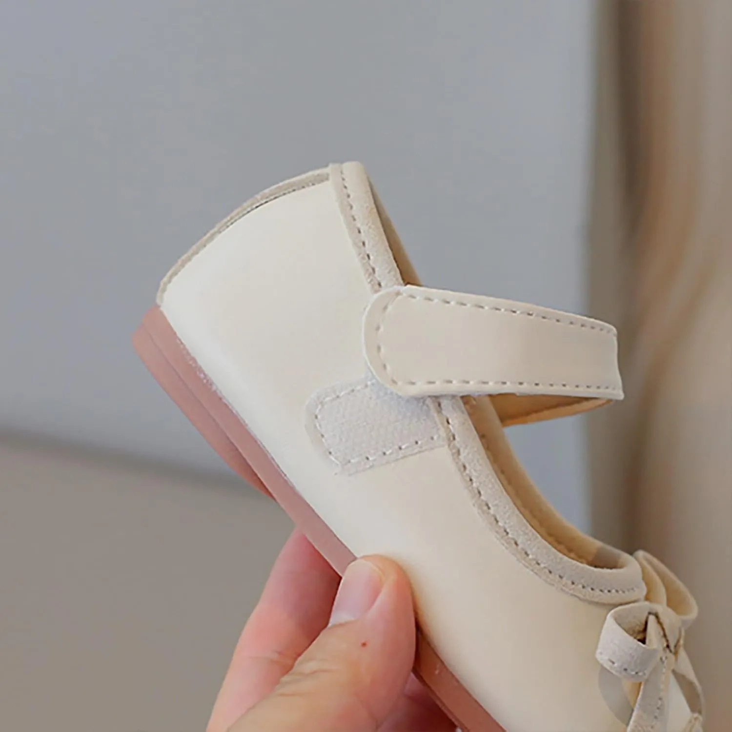 Toddler Baby Mary Jane Dress Shoes Sparkle Bow Ballerina Flats for Wedding Party Christmas Walking Girl Shoes