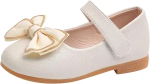 Toddler Girls Dress Shoes Ballerina Ballet Bow Flat Little/Big Kids Mary Jane Party Wedding School Flat