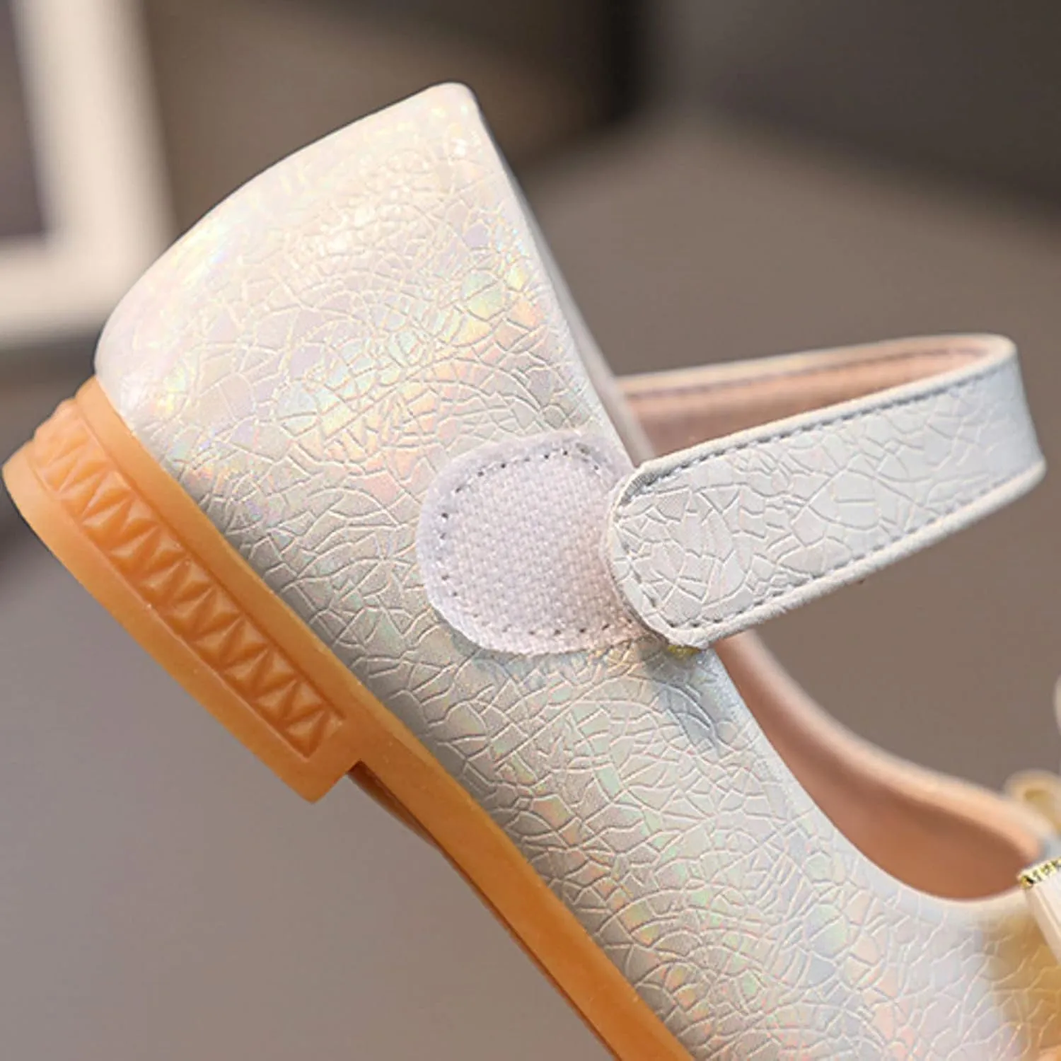 Toddler Girls Dress Shoes Ballerina Ballet Bow Flat Little/Big Kids Mary Jane Party Wedding School Flat