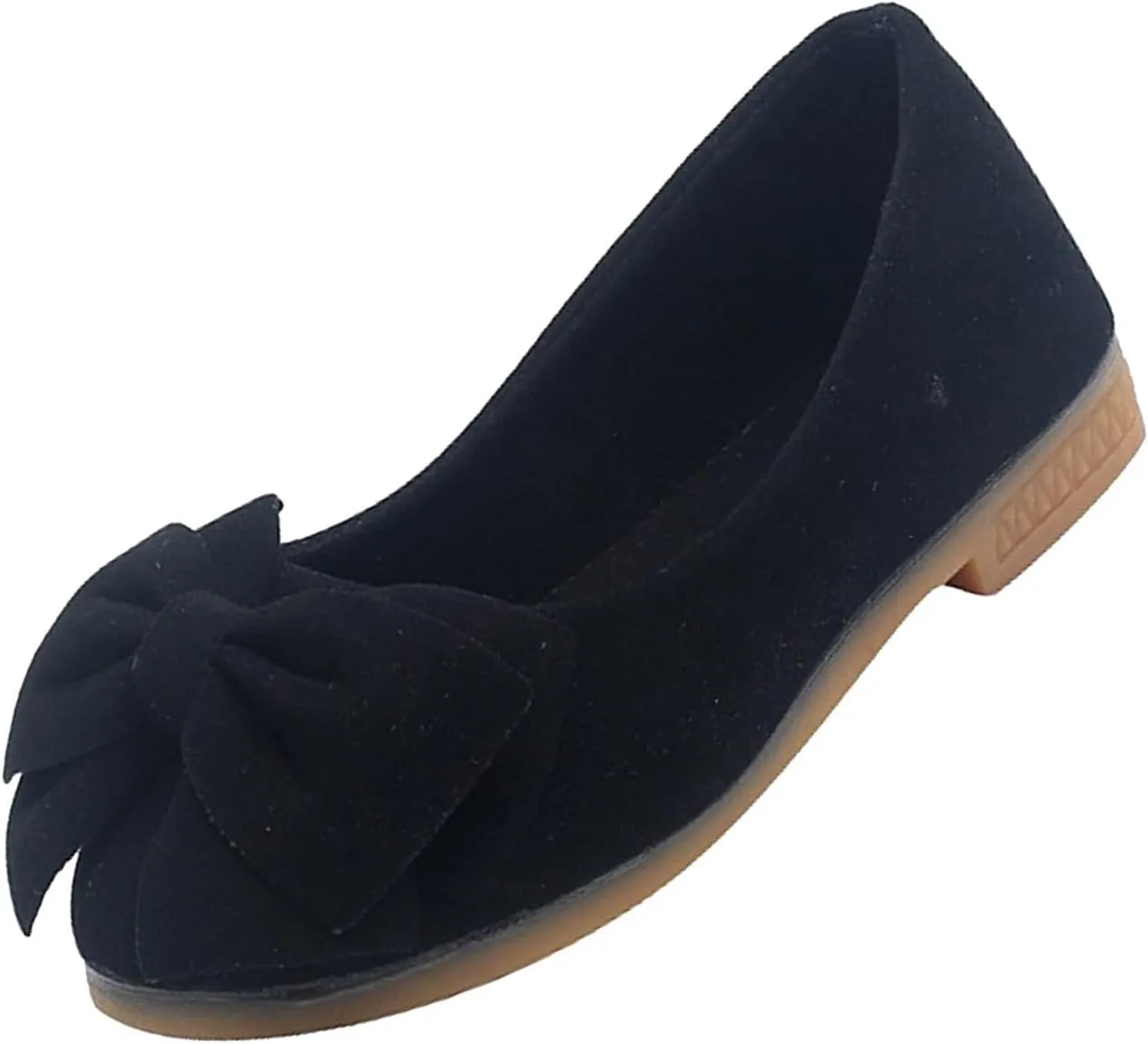Toddler Girls Dress Shoes Kids Cute Bowknot Ballerina Flat Flower Girl Dance Party Princess Slip-On Mary Jane Shoes