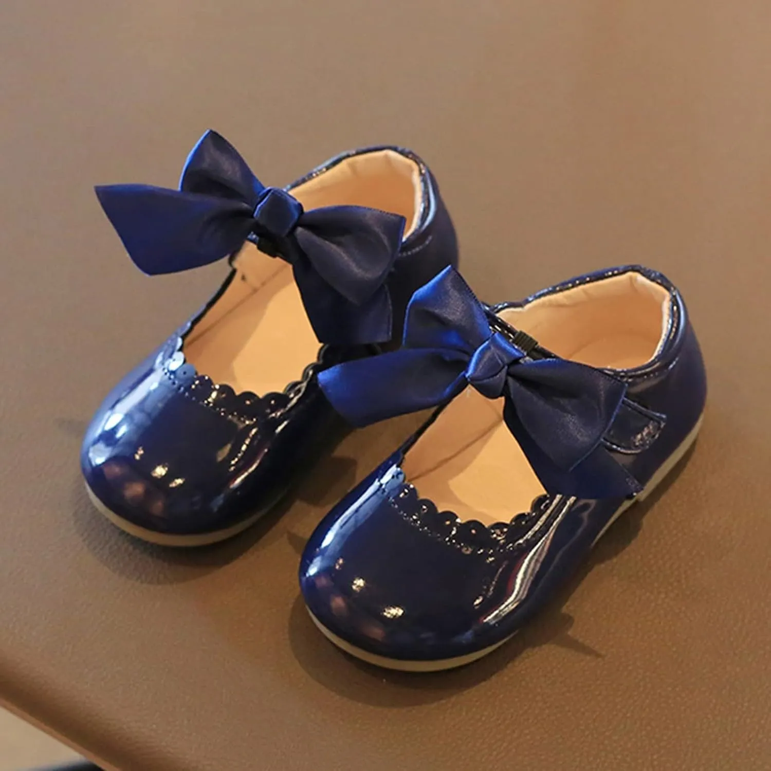 Toddler Mary Jane Shoes Baby Girls Cute Ballerina Ballet Flats Flower Girl Dress Shoes Wedding Party Toddler Mary Jane