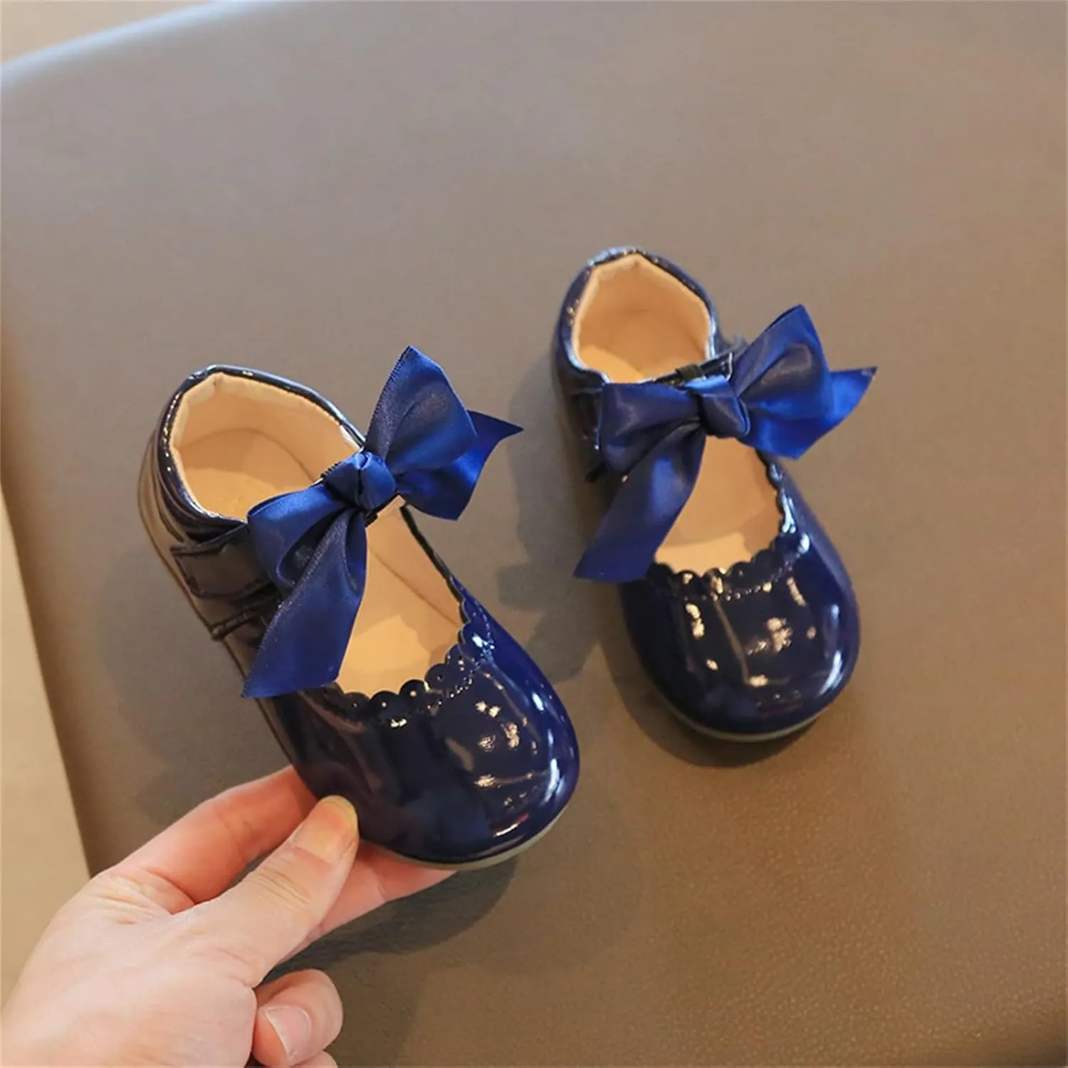 Toddler Mary Jane Shoes Baby Girls Cute Ballerina Ballet Flats Flower Girl Dress Shoes Wedding Party Toddler Mary Jane