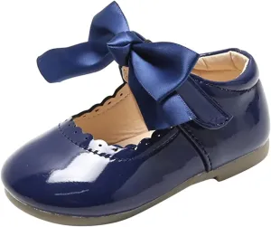 Toddler Mary Jane Shoes Baby Girls Cute Ballerina Ballet Flats Flower Girl Dress Shoes Wedding Party Toddler Mary Jane
