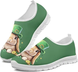 Trendy Print Womens Shoes Slip-on Walking Shoes Sneakers Breathable Mesh Casual Footwear