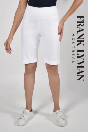 WAVERLY WHITE BERMUDA SHORT - FRANK LYMAN 221602