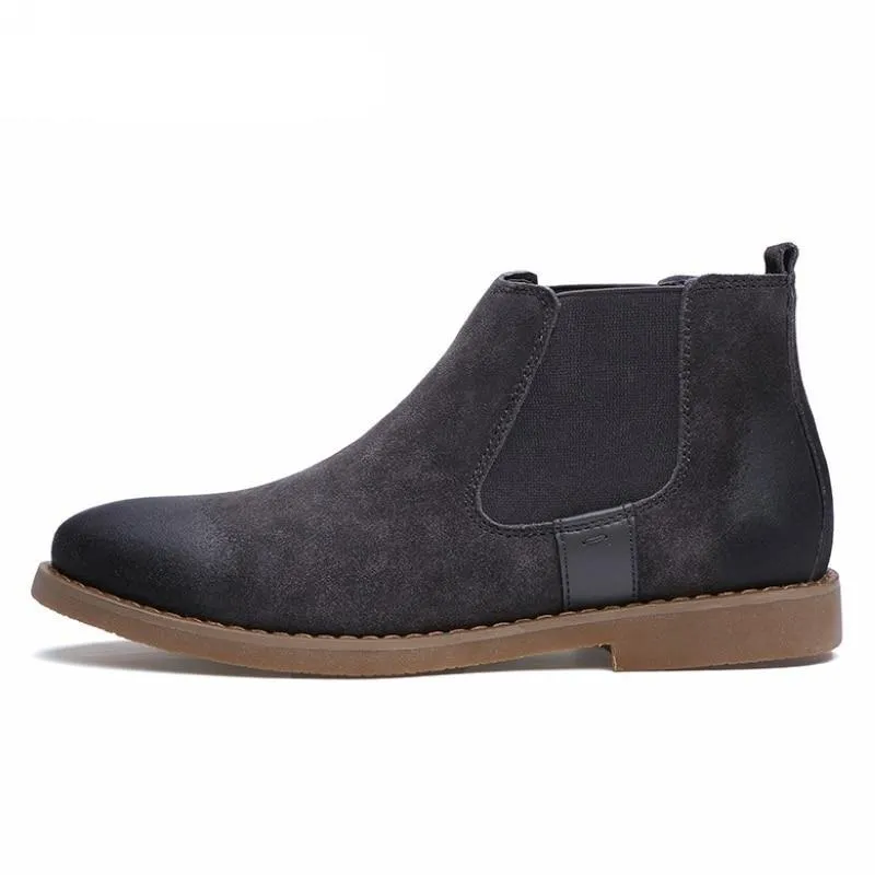 West Louis Chelsea Fashion Suede Leather Boots