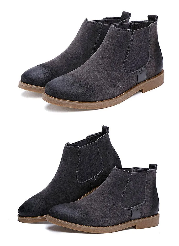 West Louis Chelsea Fashion Suede Leather Boots