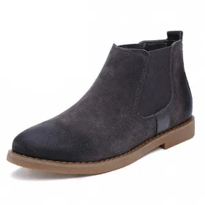 West Louis Chelsea Fashion Suede Leather Boots