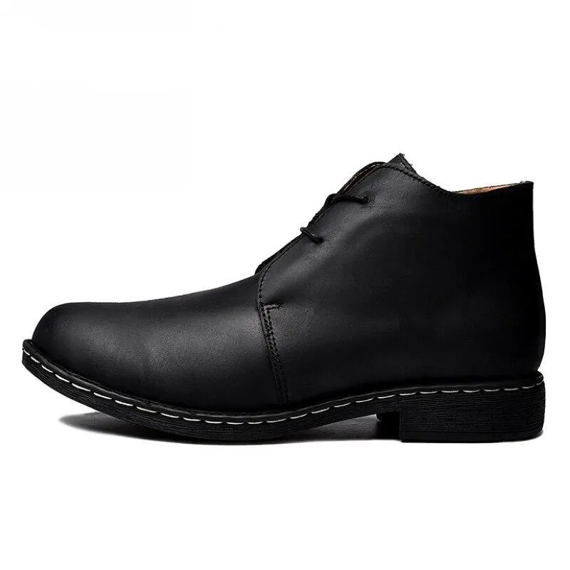 West Louis Chelsea Stylish Sewing Element Boots With Laces
