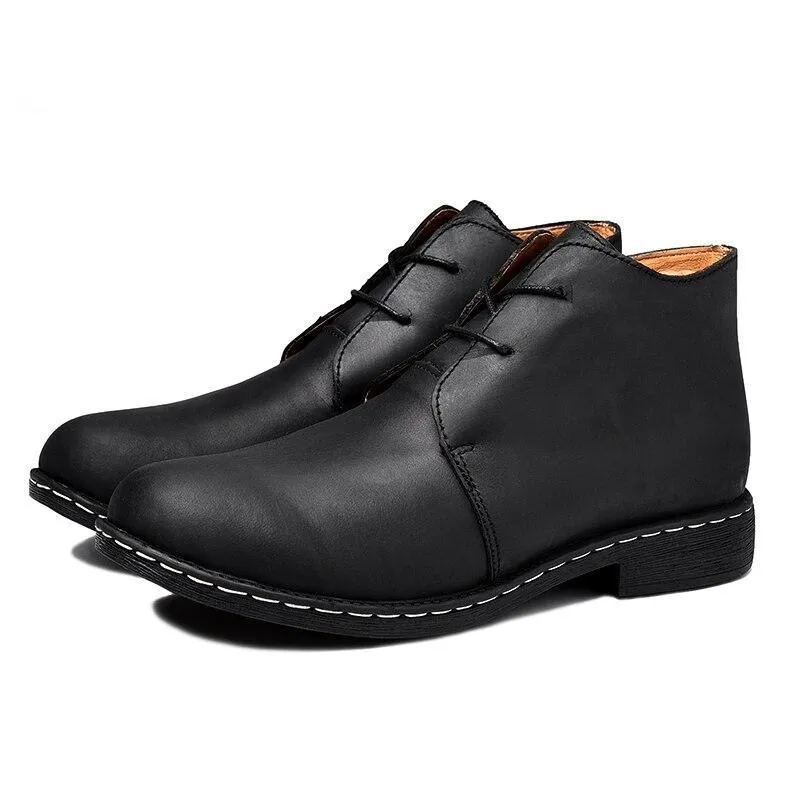 West Louis Chelsea Stylish Sewing Element Boots With Laces