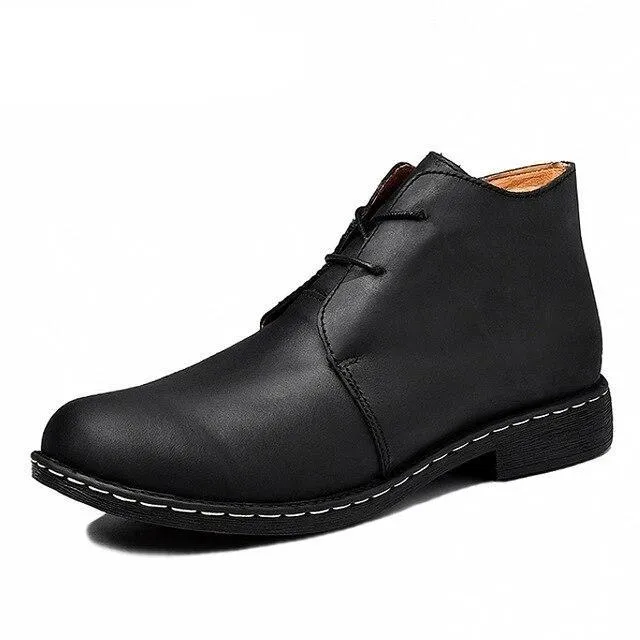West Louis Chelsea Stylish Sewing Element Boots With Laces