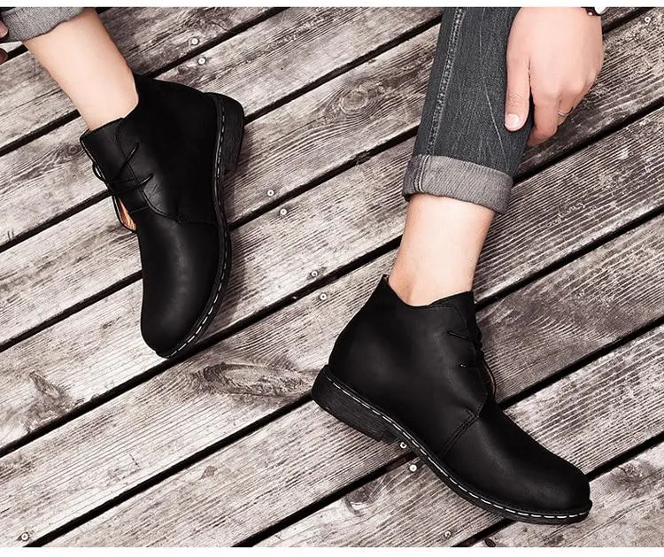 West Louis Chelsea Stylish Sewing Element Boots With Laces