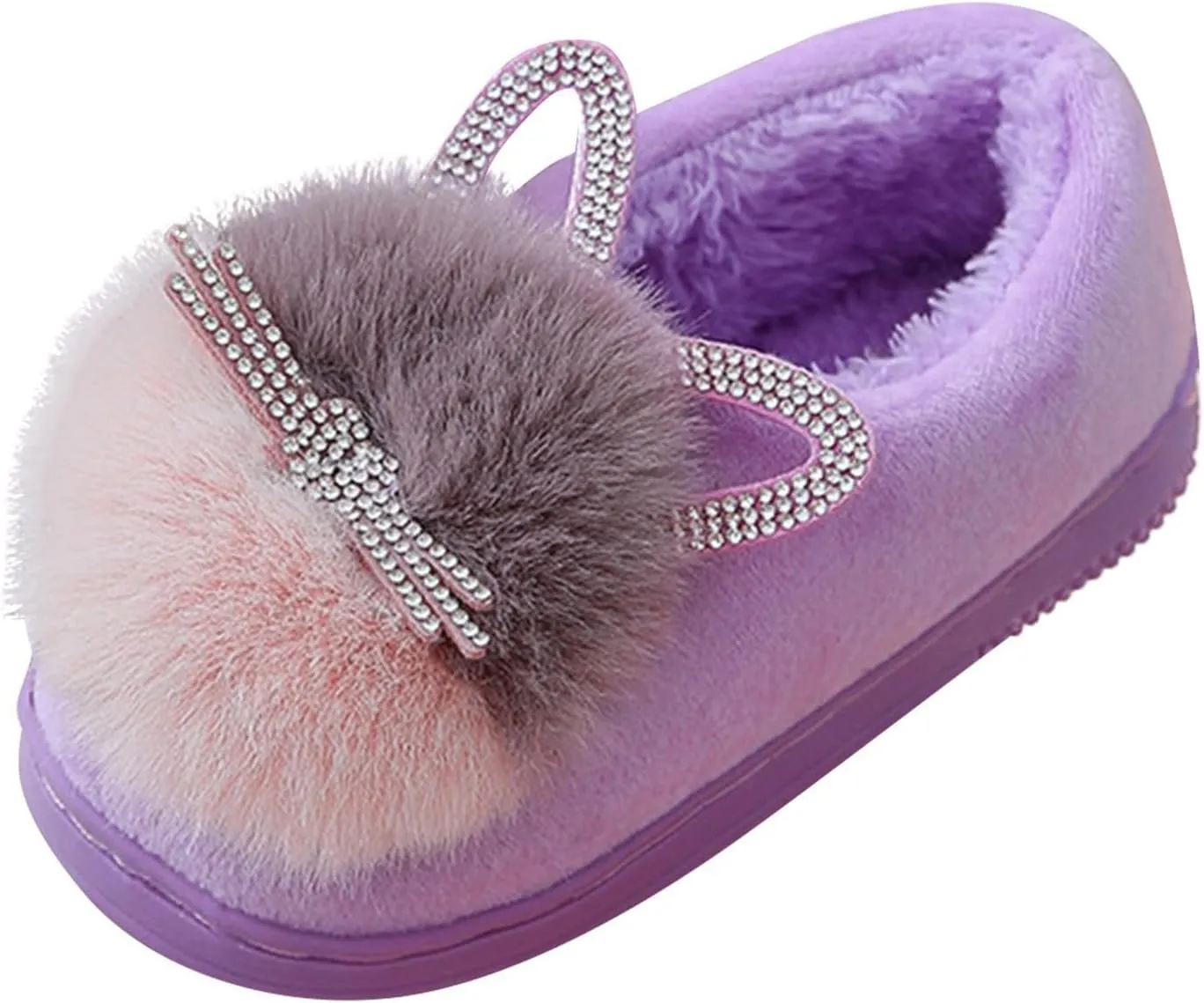 Winter Slippers for Boys Kids Children's Boys Girls Fashion Shoes Cartoon Plush Shoes Indoor Home Warm and Cute Cotton Slippers Youth Flip Flops