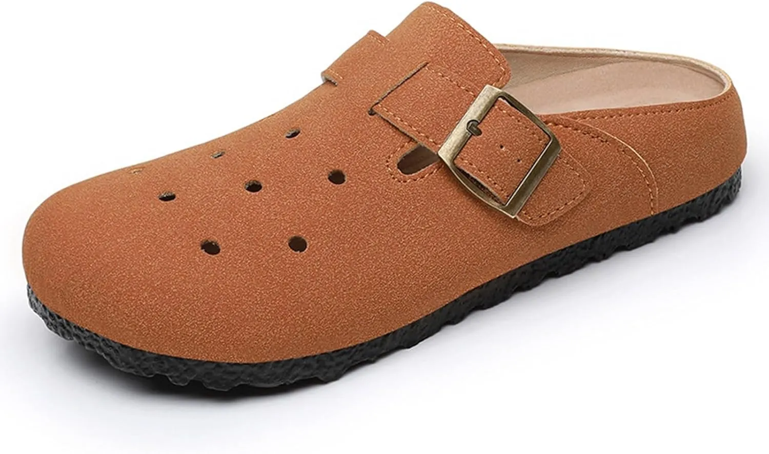 Women's Casual Closed Toe Clogs Breathable Slip On Shoes Comfortable Flat Sandals for Daily Wear Dating Outfits