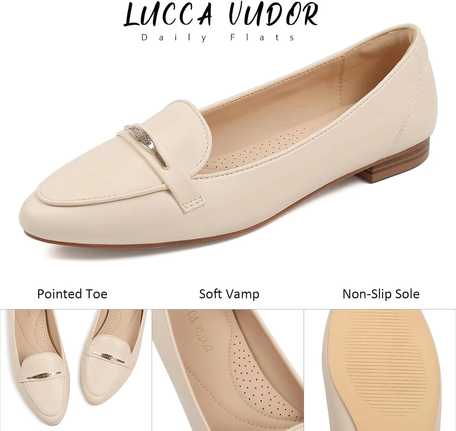 Women's Classic Ballet Flats Casual Comfort Slip On Flats ShoesComfortable Slip OnBallet ShoesSlip On CasualFlat Shoesfor Walking,Home, Daily Driving, Dressy for Women's