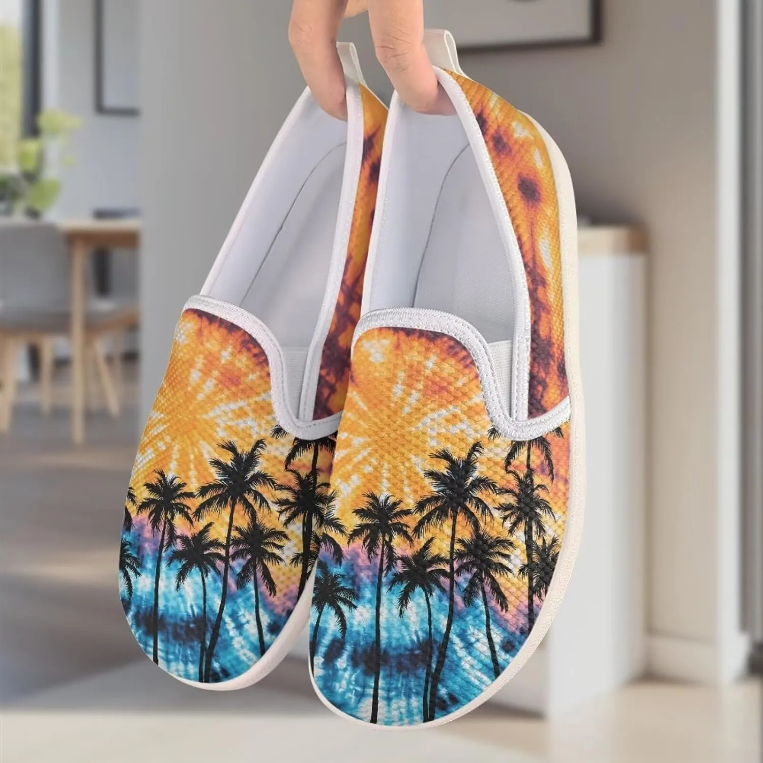 Women's Fashion Sneakers Casual Slip On Tennis Shoes Arch Support Walking Shoes for Women